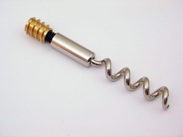 Silver wire worm diy corkscrew kit