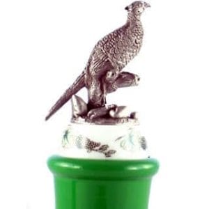 plucky pheasant bottle stopper