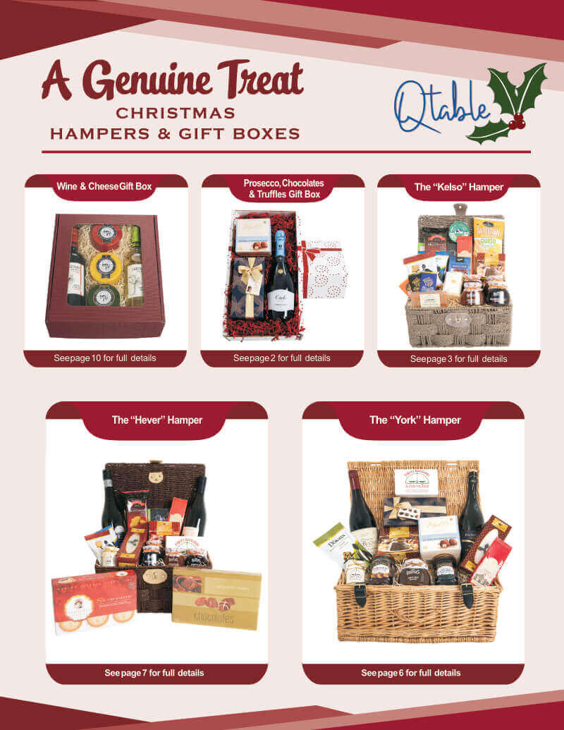 Christmas hampers and gift boxes