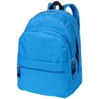 Qtable are providing this Trend 4-Compartment Backpack 17L PFC - Process Blue from Unbranded which can be decorated with your design.