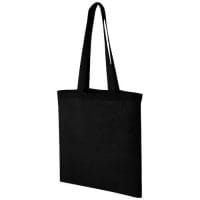 Qtable are providing this Carolina 100 g/m² Cotton Tote Bag 7L PFC - Solid Black from Unbranded which can be decorated with your design.