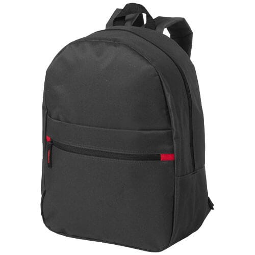 Solid hot sale black backpack