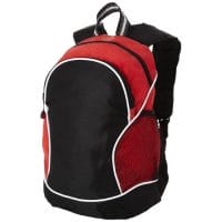 Qtable are providing this Boomerang Backpack 22L PFC - Red / Solid Black from Unbranded which can be decorated with your design.