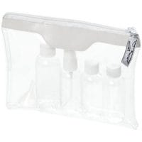 Qtable are providing this Munich Airline Approved Travel Bottle Set PFC - White from Unbranded which can be decorated with your design.