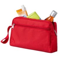 Qtable are providing this Transit Toiletry Bag PFC - Red from Unbranded which can be decorated with your design.