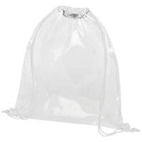 Qtable are providing this Lancaster Transparent Drawstring Backpack 5L PFC - White / Transparent Clear from Unbranded which can be decorated with your design.