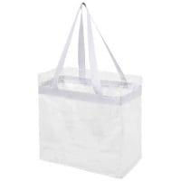 Qtable are providing this Hampton Transparent Tote Bag 13L PFC - White / Transparent Clear from Unbranded which can be decorated with your design.