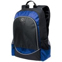 Qtable are providing this Benton 15" Laptop Backpack 15L PFC - Solid Black / Royal Blue from Unbranded which can be decorated with your design.