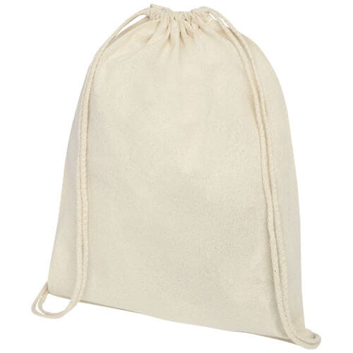 Oregon 100 g/m² cotton drawstring backpack 5l pfc