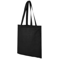 Qtable are providing this Madras 140 g/m² Cotton Tote Bag 7L PFC - Solid Black from Unbranded which can be decorated with your design.