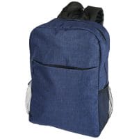 Qtable are providing this Hoss 15" Laptop Backpack 18L PFC - Heather Navy from Unbranded which can be decorated with your design.