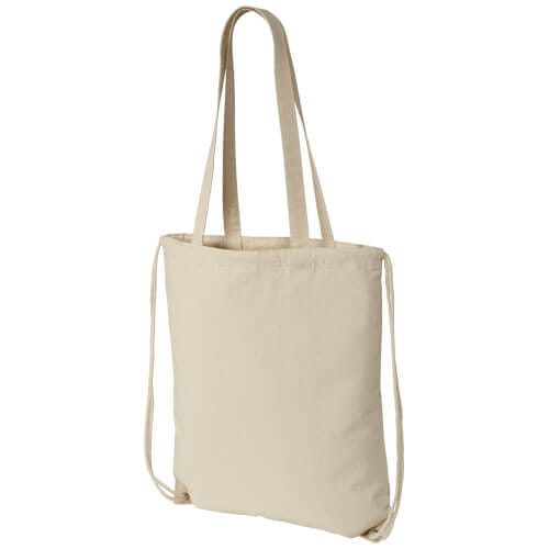 Eliza 240 g/m² cotton drawstring backpack 6l pfc