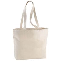Ningbo 320 g/m² Zippered Cotton Tote Bag 15L PFC