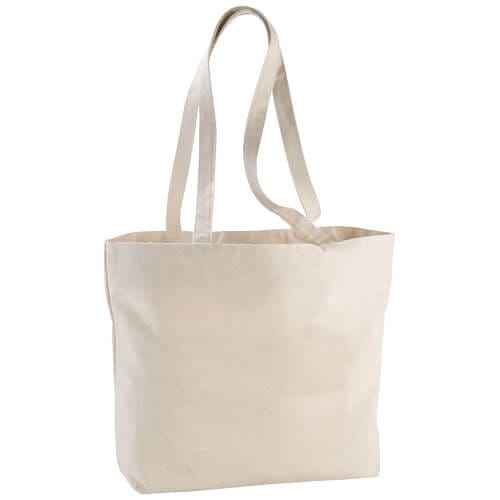 Ningbo 320 g/m² Zippered Cotton Tote Bag 15L PFC