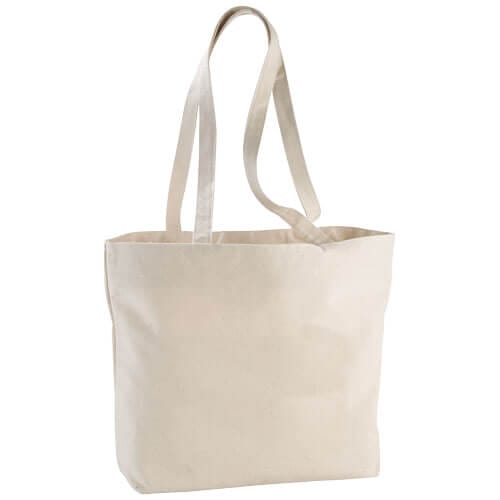 Ningbo 320 g/m² zippered cotton tote bag 15l pfc