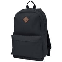 Qtable are providing this Stratta 15" Laptop Backpack 15L PFC - Solid Black from Unbranded which can be decorated with your design.
