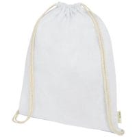 Qtable are providing this Orissa 100 g/m² GOTS Organic Cotton Drawstring Backpack 5L PFC - White from Unbranded which can be decorated with your design.