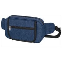 Qtable are providing this Hoss Fanny Pack PFC - Heather Navy from Unbranded which can be decorated with your design.