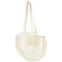 Pune 100 g/m² GOTS Organic Mesh Cotton Tote Bag 6L PFC