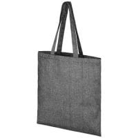 Qtable are providing this Pheebs 210 g/m² Recycled Tote Bag 7L PFC - Heather Black from Unbranded which can be decorated with your design.