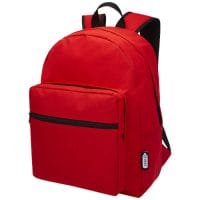 Qtable are providing this Retrend GRS RPET Backpack 16L PFC - Red from Unbranded which can be decorated with your design.