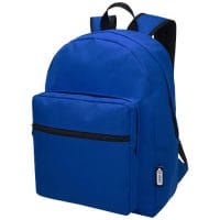 Qtable are providing this Retrend GRS RPET Backpack 16L PFC - Royal Blue from Unbranded which can be decorated with your design.
