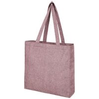 Qtable are providing this Pheebs 210 g/m² Recycled Gusset Tote Bag 13L PFC - Heather Maroon from Unbranded which can be decorated with your design.