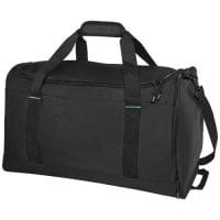 Qtable are providing this Baikal GRS RPET Duffel Bag 40L PFC - Solid Black from Elevate NXT which can be decorated with your design.