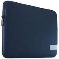 Quality laptop sleeve constructed of memory foam provides first-class protection in a slim-line design.