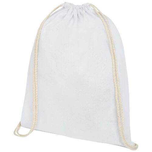 Oregon 140 g/m² cotton drawstring backpack 5l pfc