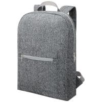 Qtable are providing this Pheebs 450 g/m² Recycled Cotton And Polyester Backpack 10L PFC - Heather Black from Unbranded which can be decorated with your design.