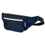 Qtable are providing this Journey RPET Waist Bag PFC - Navy from Unbranded which can be decorated with your design.
