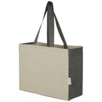 Pheebs 190 g/m² Recycled Cotton Gusset Tote Bag With Contrast Sides 18L PFC