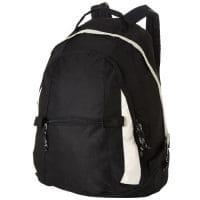 Qtable are providing this Colorado Covered Zipper Backpack 22L PFC - Solid Black / White from Unbranded which can be decorated with your design.
