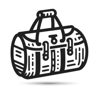 branded duffel bags