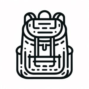 customised back luggage