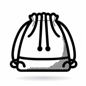 printed drawstring bags