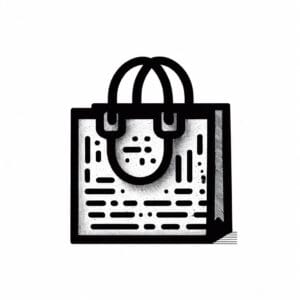 printed jute bags