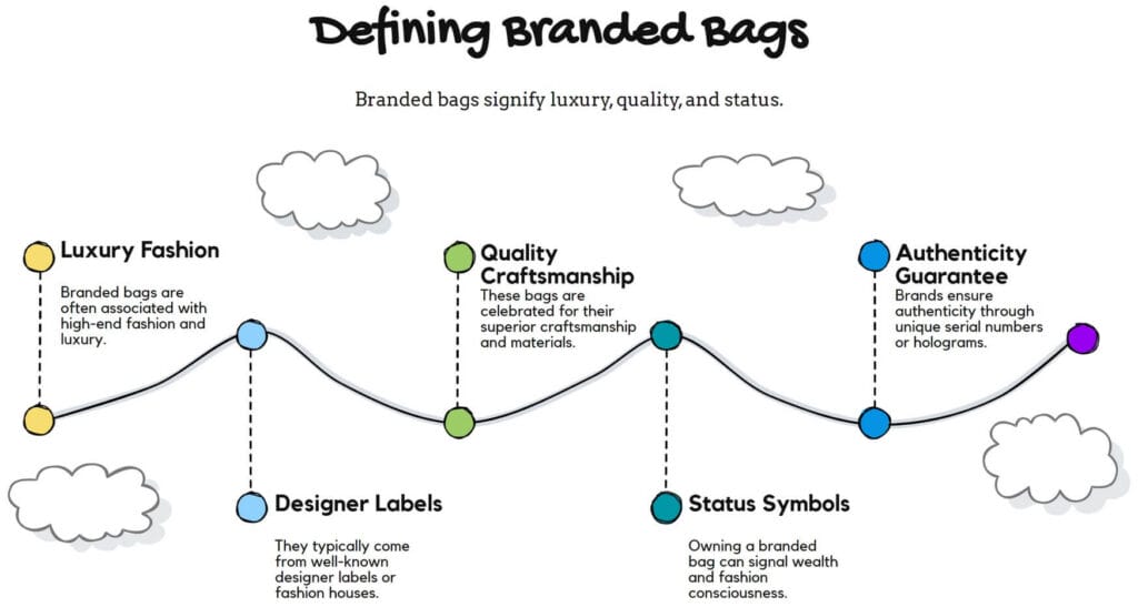 What does a branded bag mean infographic