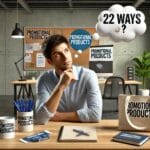 image of a person thinking about marketing products