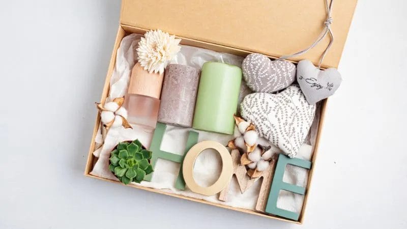 An eco friendly gift box