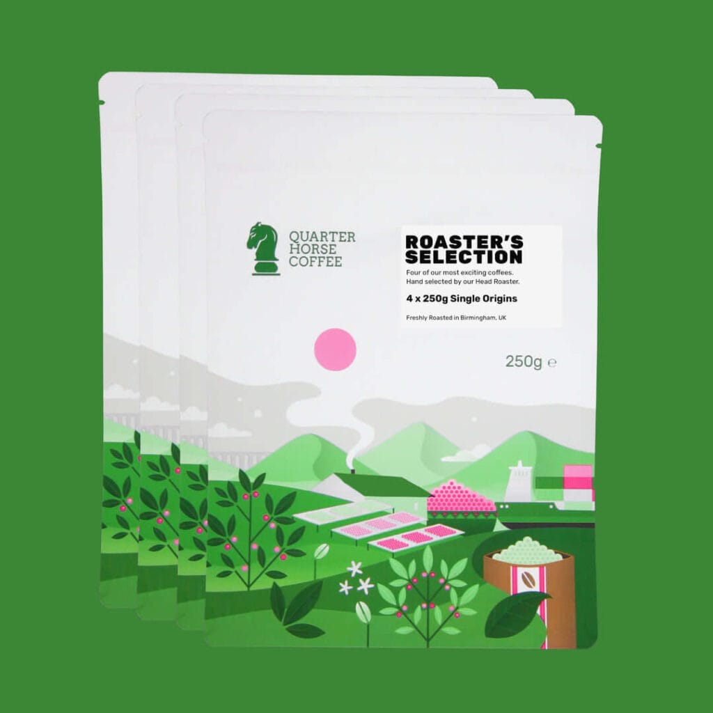 Quarter horse coffee roasters